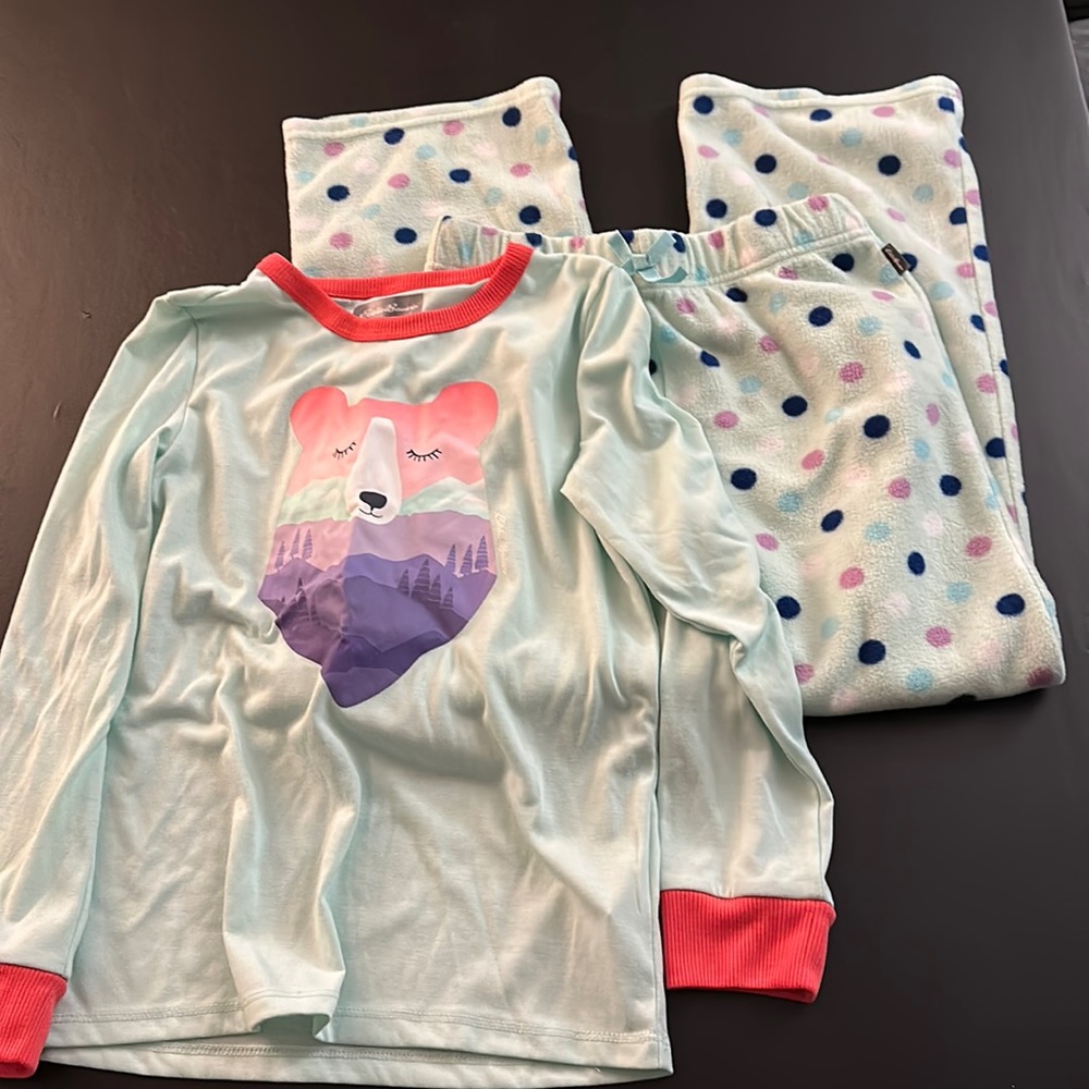 Eddie Bauer size 10 12 girls pajama set